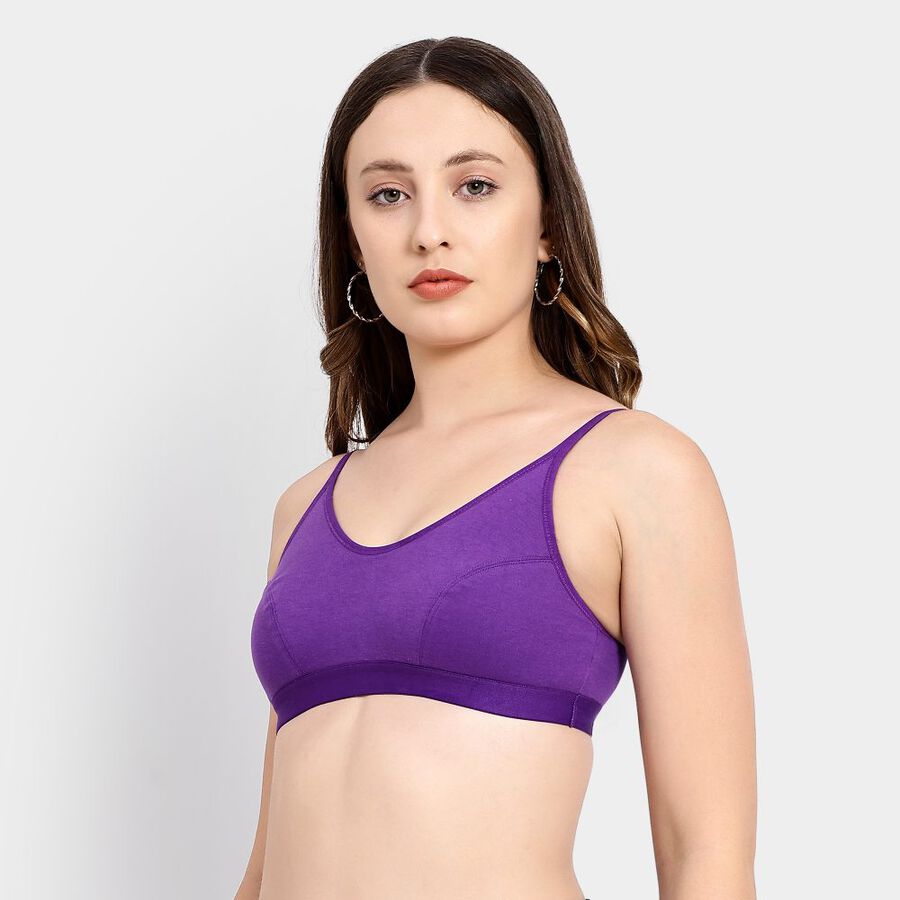 Ladies' Non-Padded Bra, Purple, large image number null